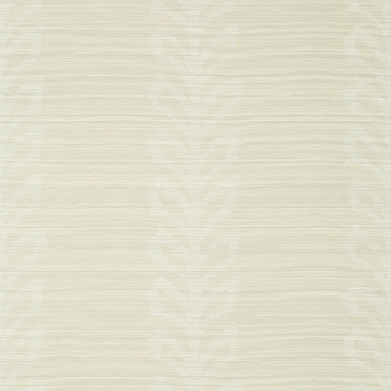 Thibaut Evia — Snow and White Embossed Vinyl on Non Woven wallpaper in Snow and White