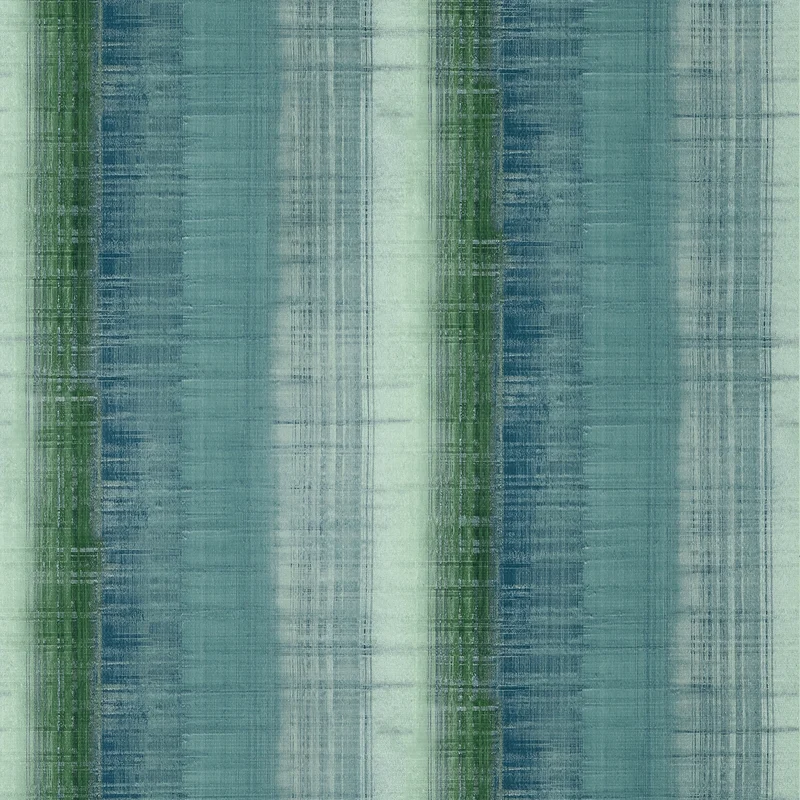 Thibaut Painted Desert — Green and Blue Embossed Vinyl on Non Woven wallpaper in Green and Blue