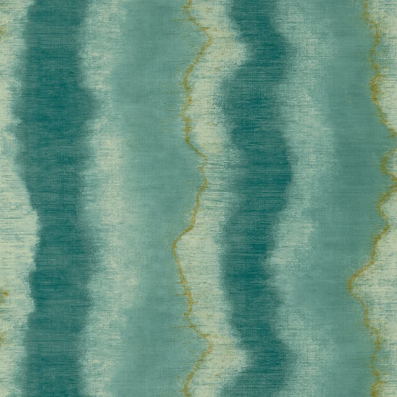 Thibaut Geode — Teal Embossed Vinyl on Non Woven wallpaper in Teal