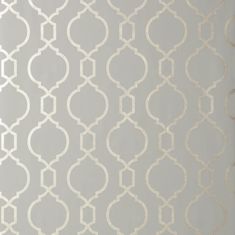 Thibaut Nisido Bead — Charcoal Non Woven Wallpaper wallpaper in Charcoal