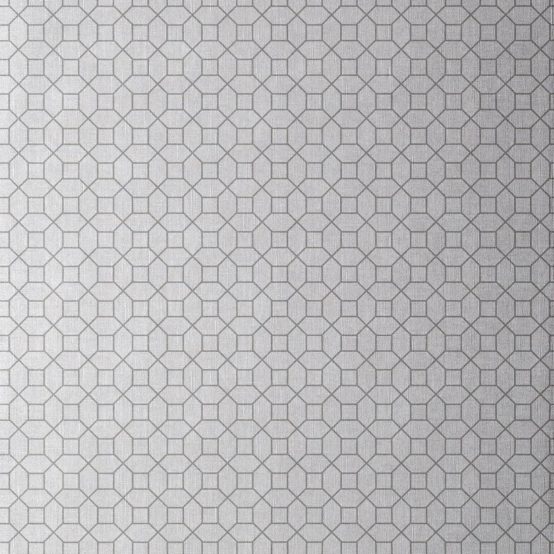 Thibaut Farris — Grey on Silver Vinyl Face Wallpaper wallpaper in Grey on Silver