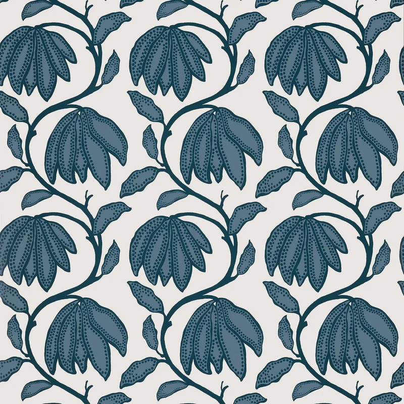 Thibaut Desert Flower — Mineral Non Woven wallpaper in Mineral