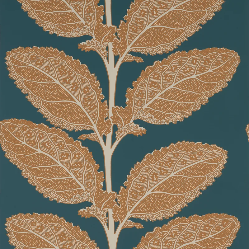 Thibaut Lacinato — Ochre and Mineral Wallpaper wallpaper in Ochre and Mineral