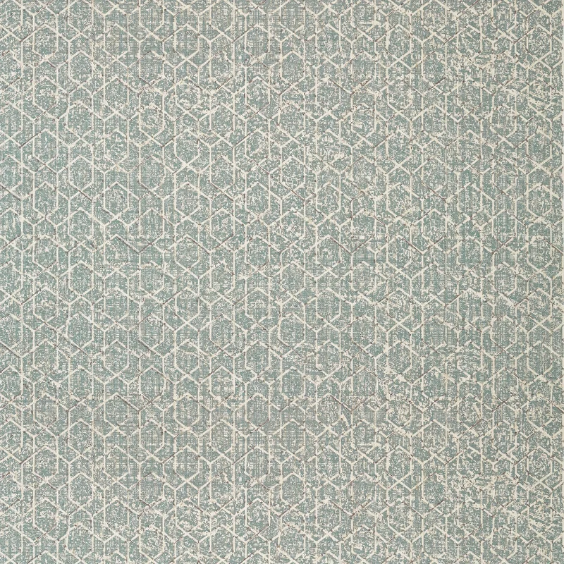 Thibaut Twilight — Teal Linen Mesh on Non Woven wallpaper in Teal