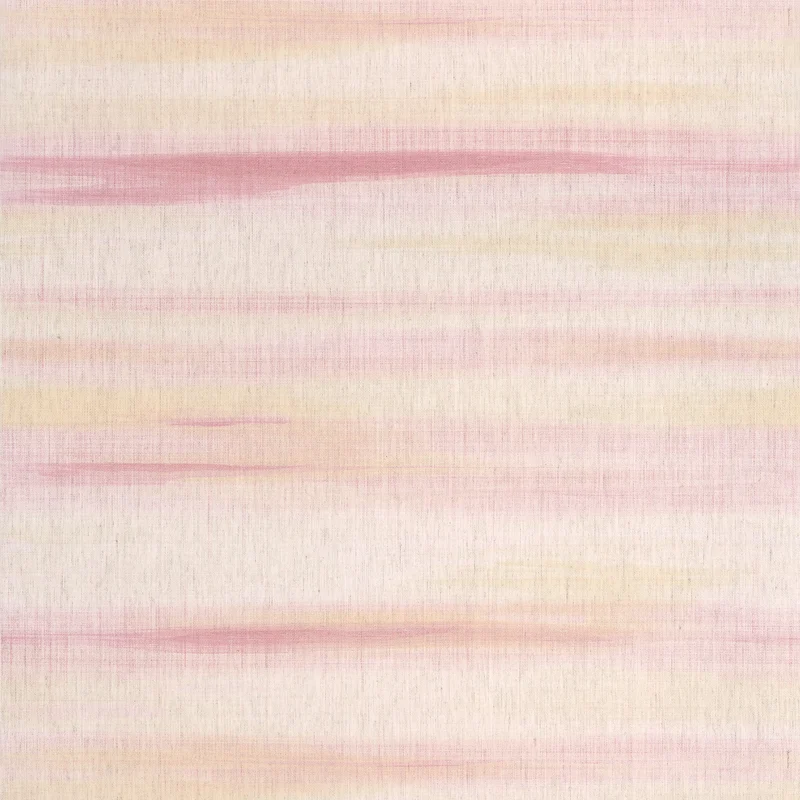 Thibaut Equinox — Pink and Yellow Linen Mesh on Non Woven wallpaper in Pink and Yellow