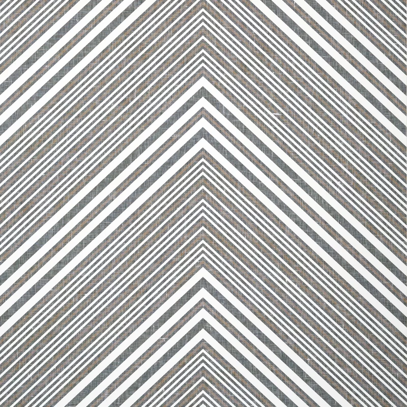 Thibaut Elevation — Black and White Linen Mesh on Non Woven wallpaper in Black and White