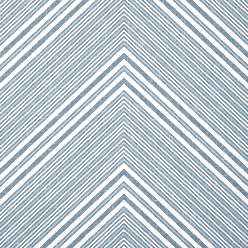 Thibaut Elevation — Blue and White Linen Mesh on Non Woven wallpaper in Blue and White