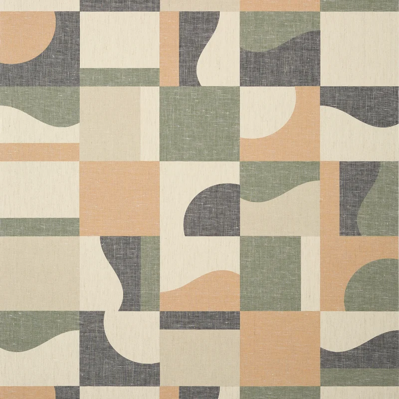 Thibaut Colored Blocks — Green wallpaper