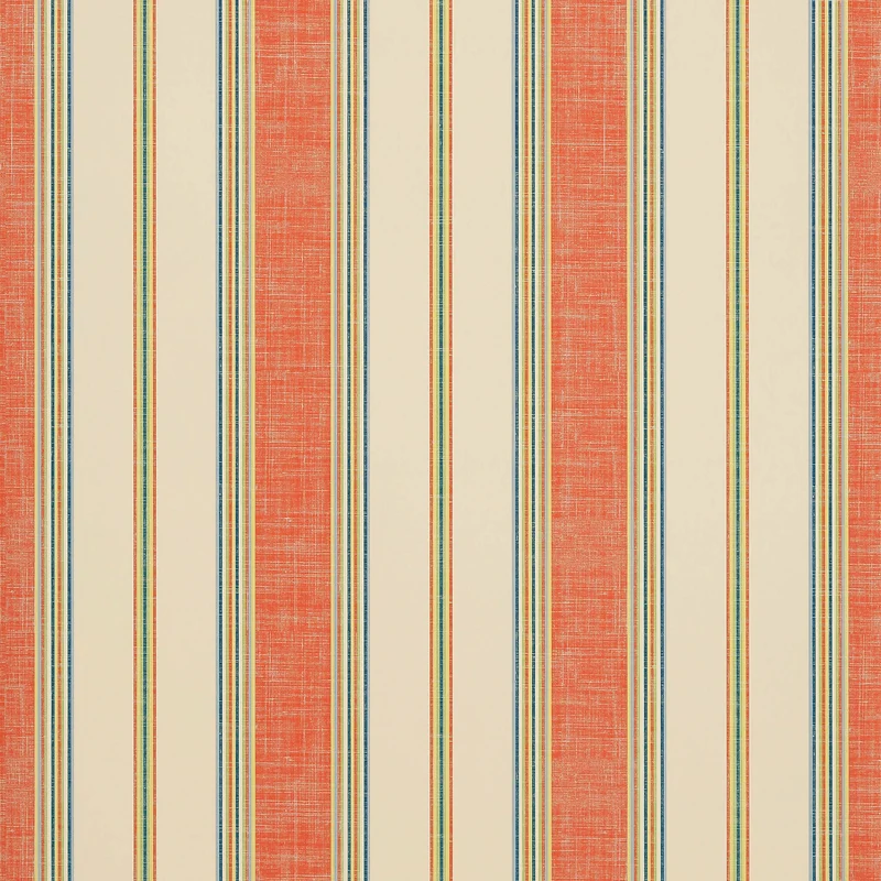 Thibaut Bohemian Stripe — Mandarin Wallpaper wallpaper in Mandarin