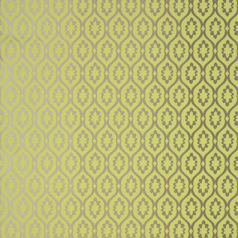 Thibaut Lucas — Green on Metallic Gold Wallpaper wallpaper in Green on Metallic Gold