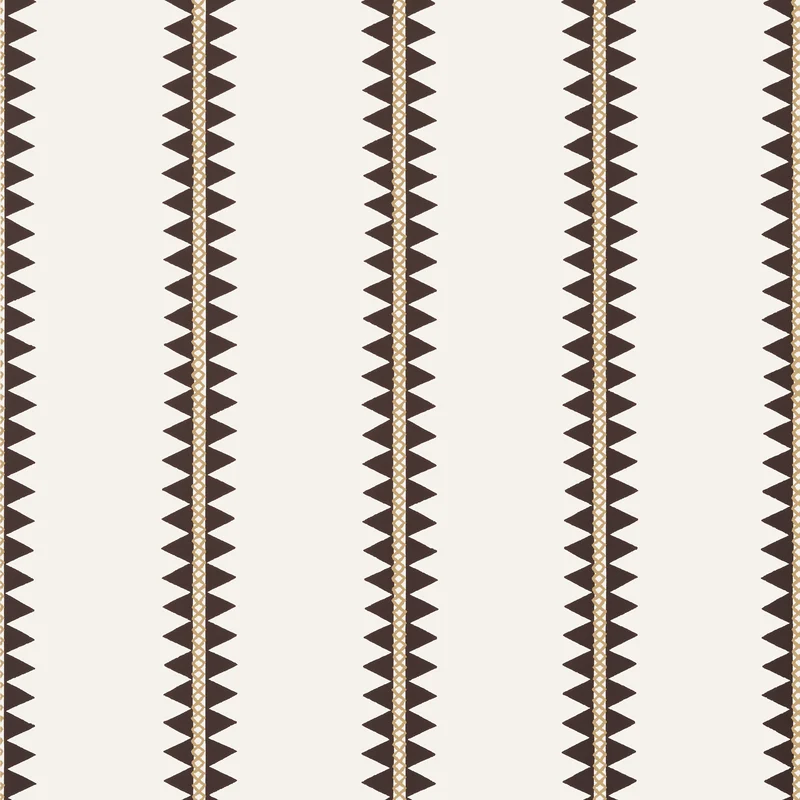 Thibaut Reno Stripe — Black Wallpaper wallpaper in Black