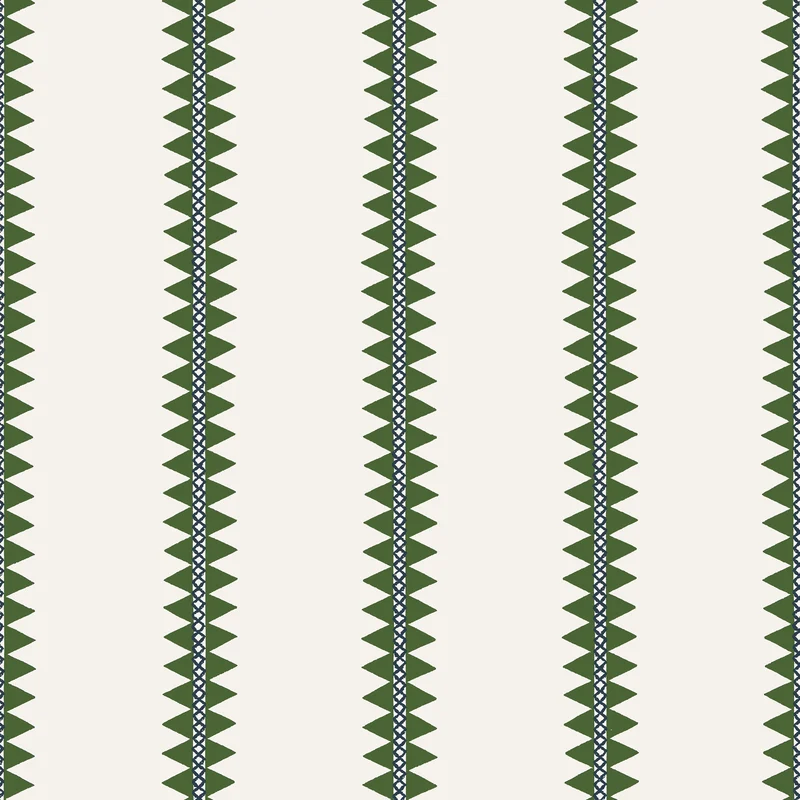 Thibaut Reno Stripe — Green Wallpaper wallpaper in Green