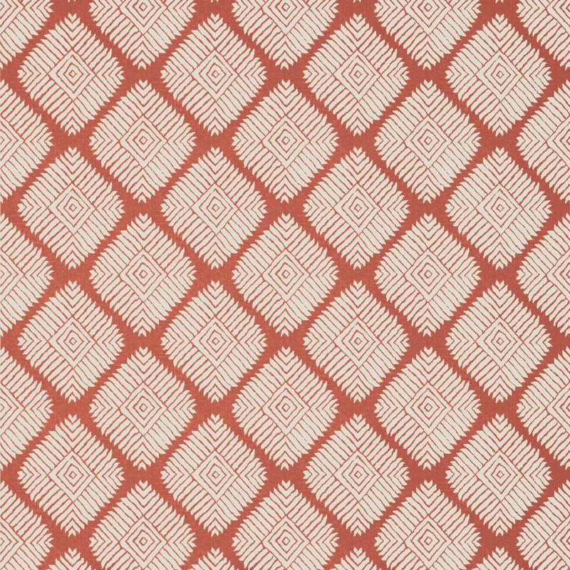 Thibaut Austin Diamond — Coral Wallpaper wallpaper in Coral