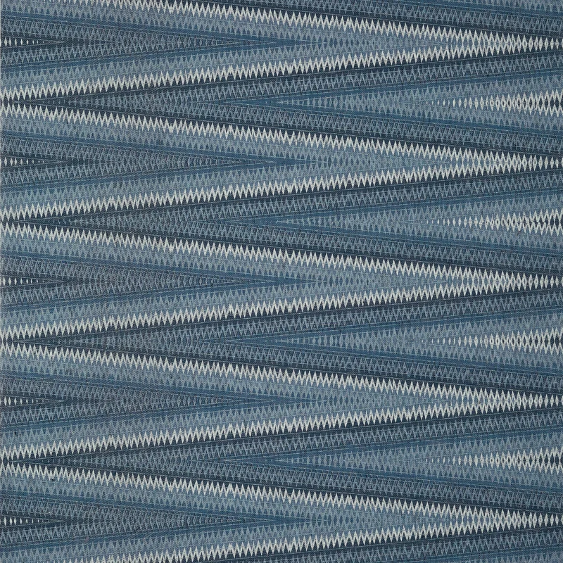 Thibaut Moab Weave — Navy Linen Mesh on Non Woven wallpaper in Navy