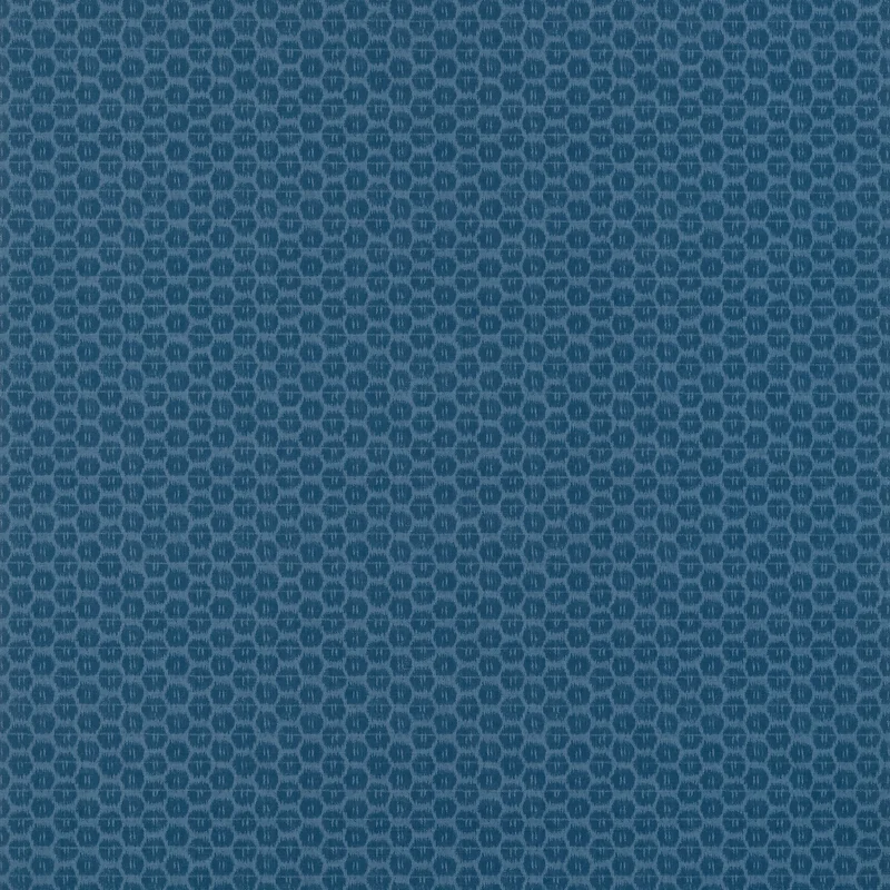 Thibaut Akari — Blue Embossed Vinyl on Non Woven wallpaper in Blue