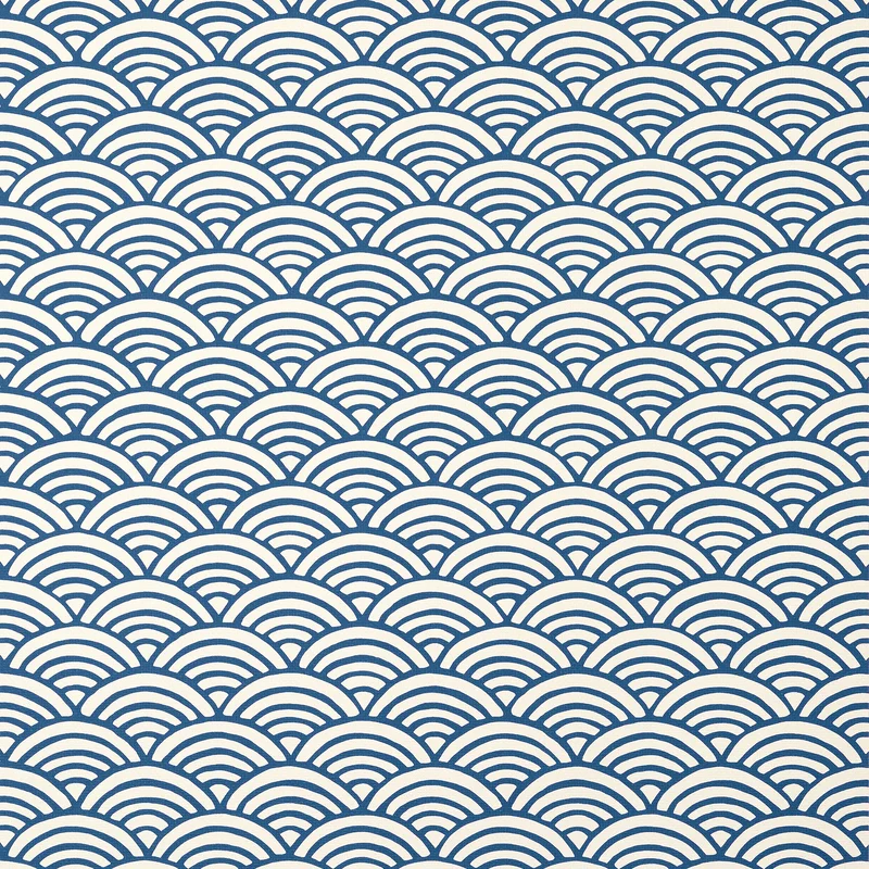 Thibaut Maris — Blue Embossed Vinyl on Non Woven wallpaper in Blue