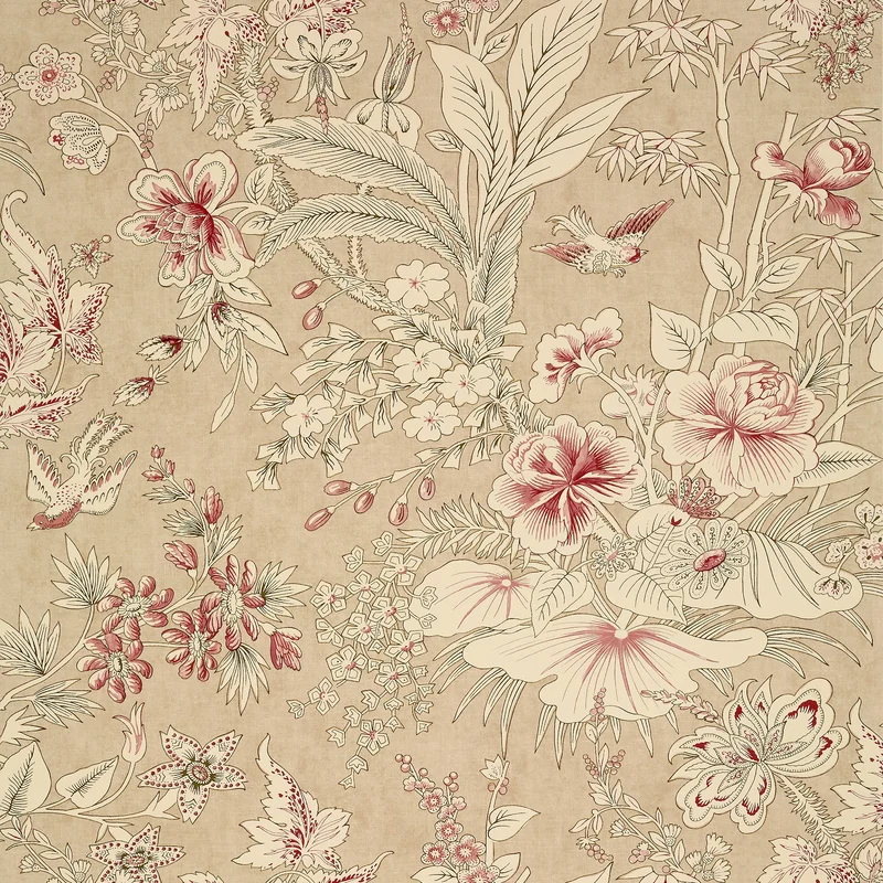 Thibaut Rosalind — Beige Non Woven wallpaper in Beige