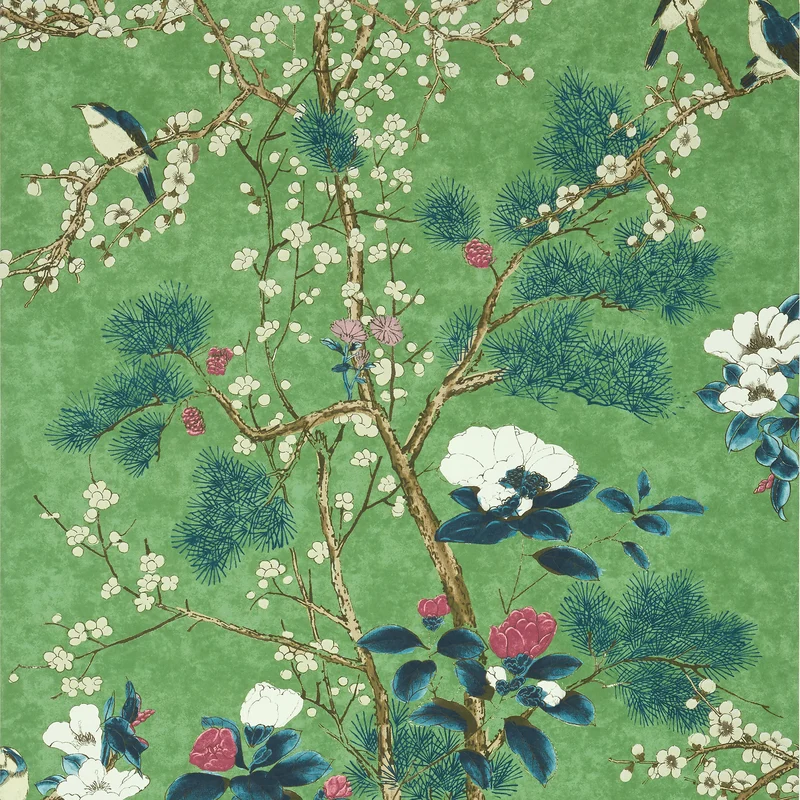 Thibaut Katsura — Emerald Non Woven wallpaper in Emerald