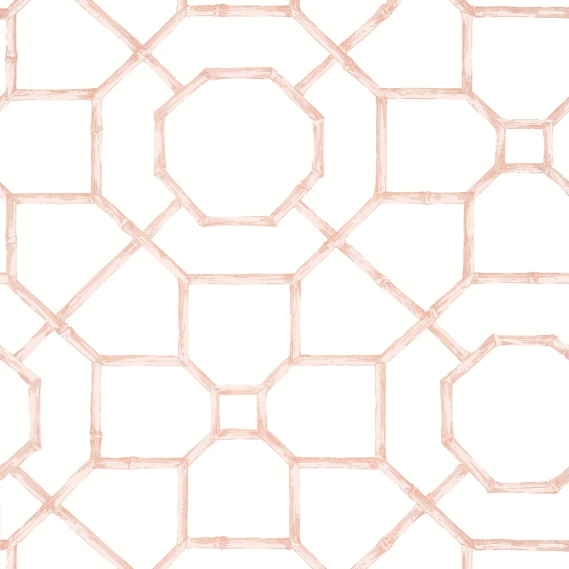 Thibaut Arbor — Blush Wallpaper wallpaper in Blush