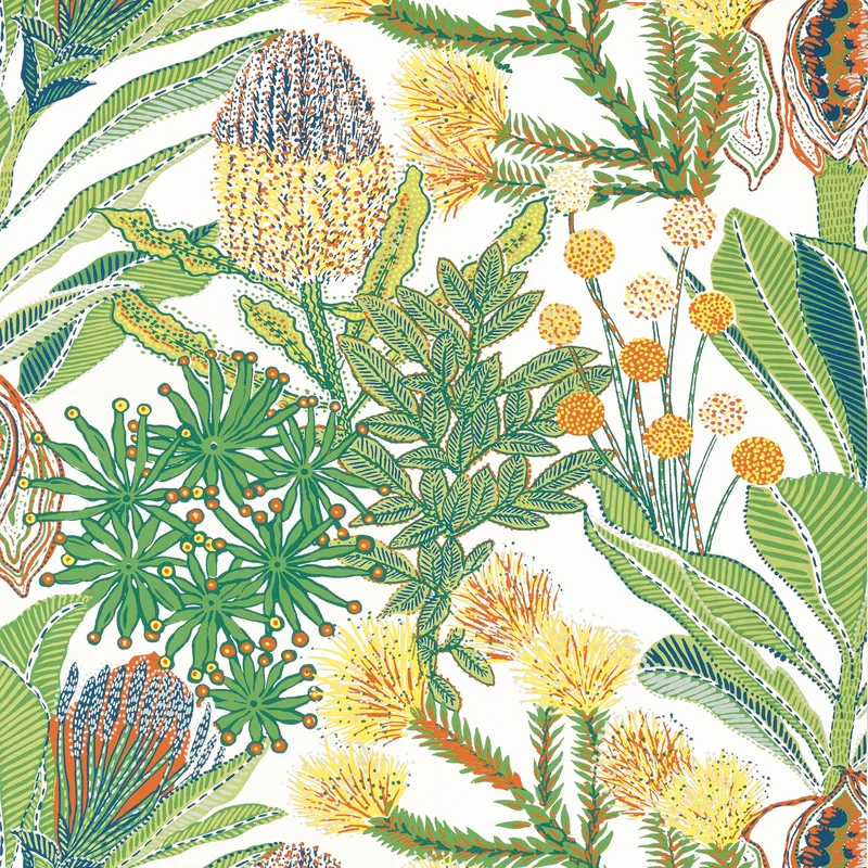 Thibaut Protea — Brights Wallpaper wallpaper in Brights