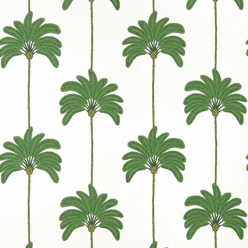 Thibaut Sunset Boulevard — Green Embossed Vinyl on Non Woven wallpaper in Green