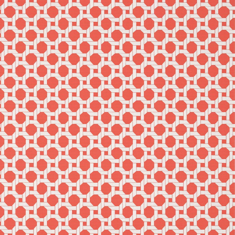 Thibaut Charter — Coral Non Woven wallpaper in Coral
