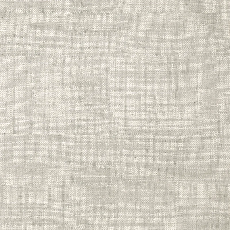 Thibaut Bankun Raffia — Light Grey Embossed Vinyl on Osnaburg wallpaper in Light Grey
