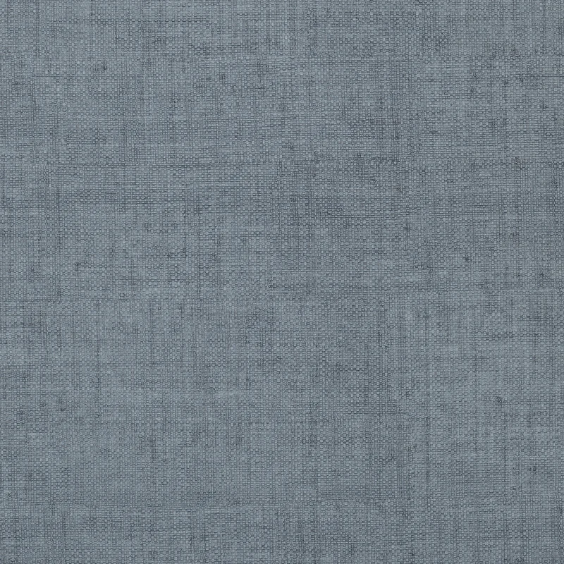 Thibaut Bankun Raffia — Blue Embossed Vinyl on Osnaburg wallpaper in Blue