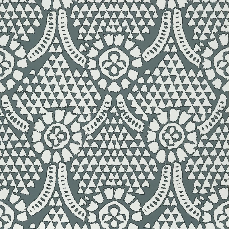 Thibaut Chamomile — Grey Wallpaper wallpaper in Grey