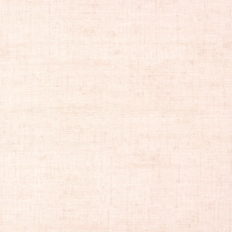 Thibaut Bankun Raffia — Blush Embossed Vinyl on Osnaburg wallpaper in Blush