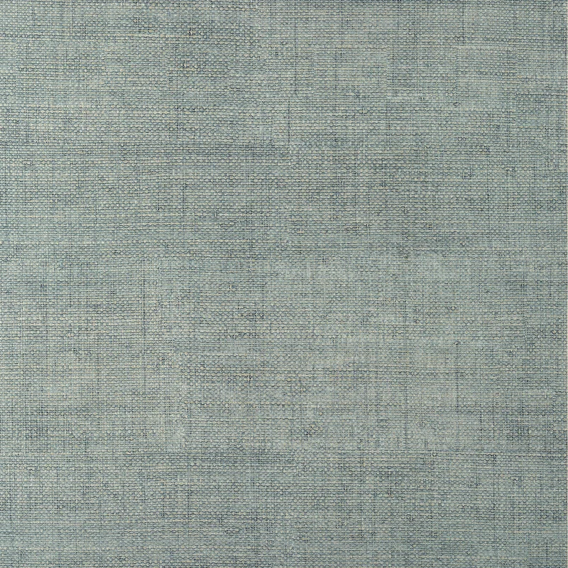 Thibaut Bankun Raffia — Mineral Embossed Vinyl on Osnaburg wallpaper in Mineral