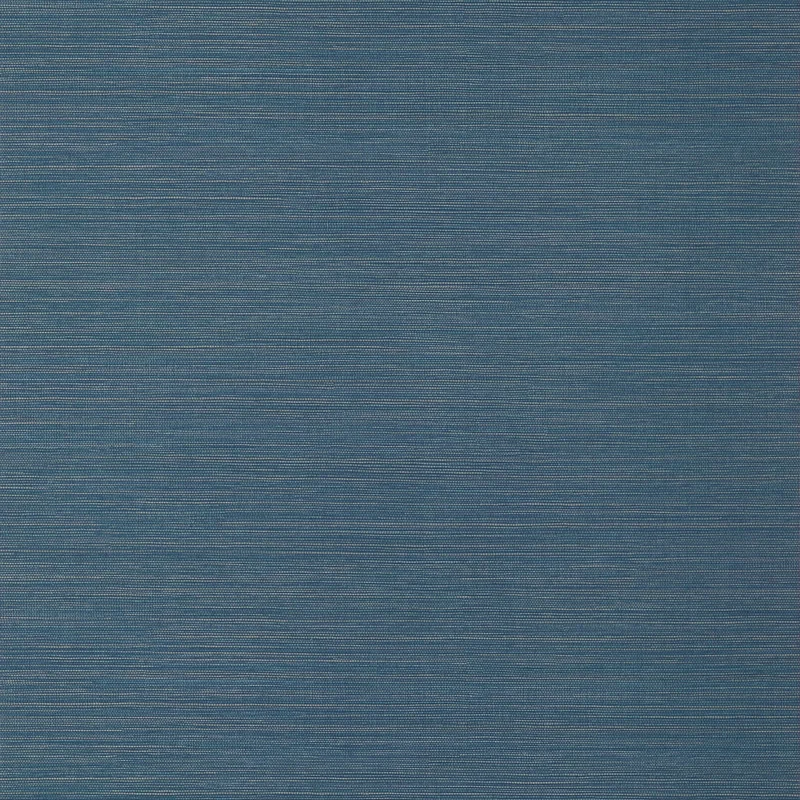 Thibaut Luta Sisal — Cadet Embossed Vinyl on Non Woven wallpaper in Cadet
