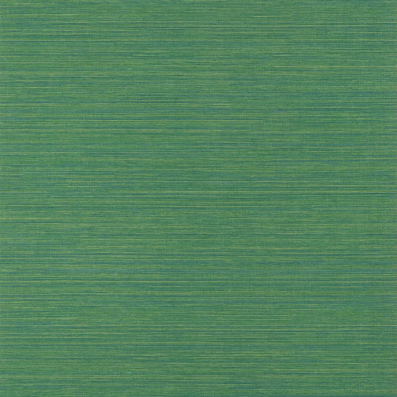 Thibaut Luta Sisal — Emerald Embossed Vinyl on Non Woven wallpaper in Emerald
