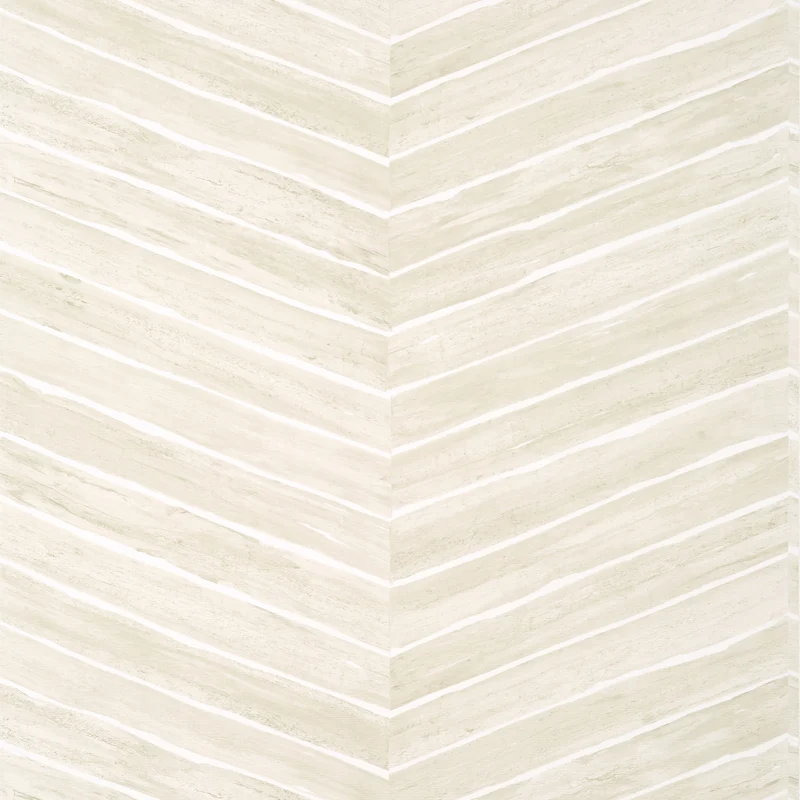 Thibaut Wood Herringbone — Oyster Embossed Vinyl on Non Woven wallpaper in Oyster