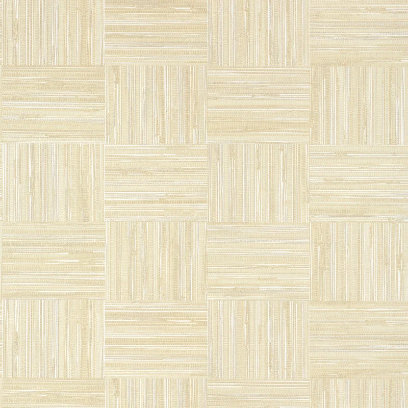 Thibaut Bayshore Basket — Sand Embossed Vinyl on Non Woven wallpaper in Sand