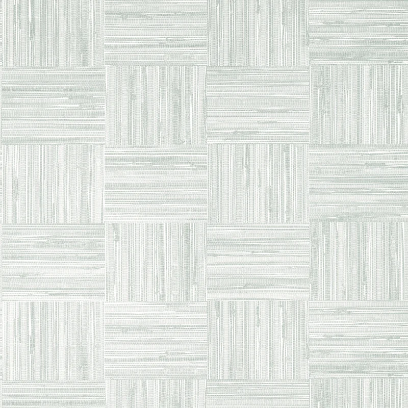 Thibaut Bayshore Basket — Grey Embossed Vinyl on Non Woven wallpaper in Grey