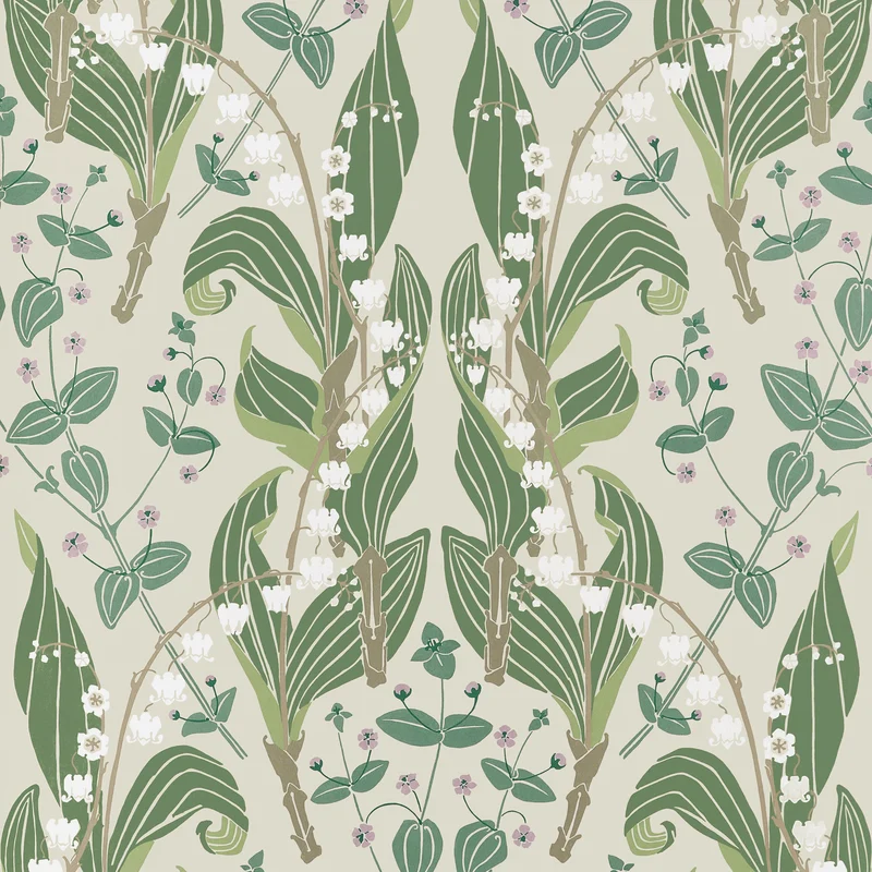 Thibaut Harbor Springs — Sage Non Woven wallpaper in Sage