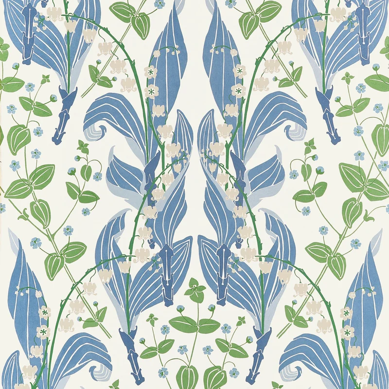 Thibaut Harbor Springs — Blue Non Woven wallpaper in Blue