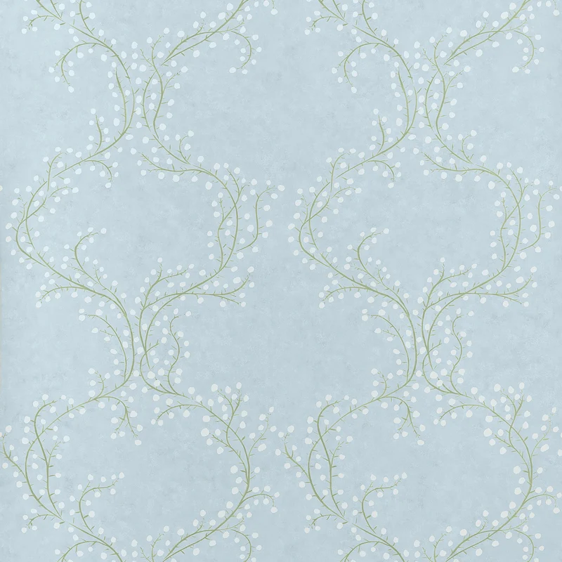 Thibaut Markle Trail — Spa Blue Non Woven wallpaper in Spa Blue