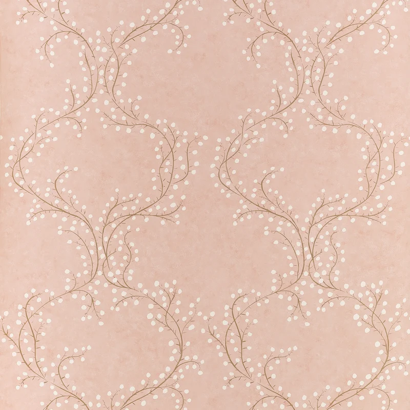 Thibaut Markle Trail — Soft Peach Non Woven wallpaper in Soft Peach