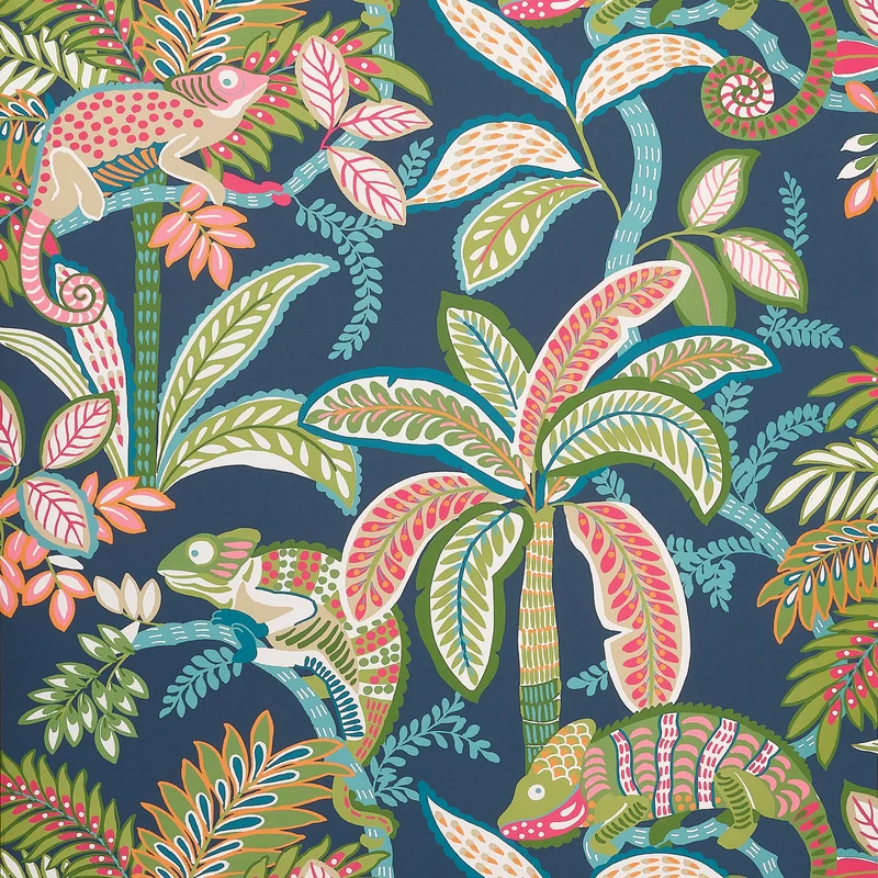 Thibaut Iggy — Navy Non Woven wallpaper in Navy