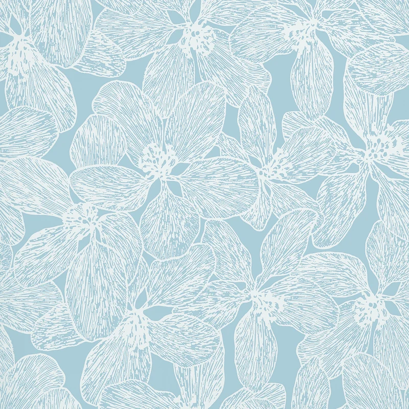 Thibaut Island Orchid — Light Blue Non Woven wallpaper in Light Blue