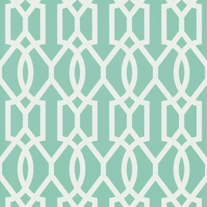 Thibaut Downing Gate — Turquoise Wallpaper wallpaper in Turquoise