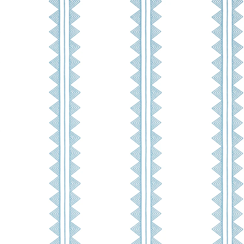 Thibaut Agave Stripe — French Blue Wallpaper wallpaper in French Blue