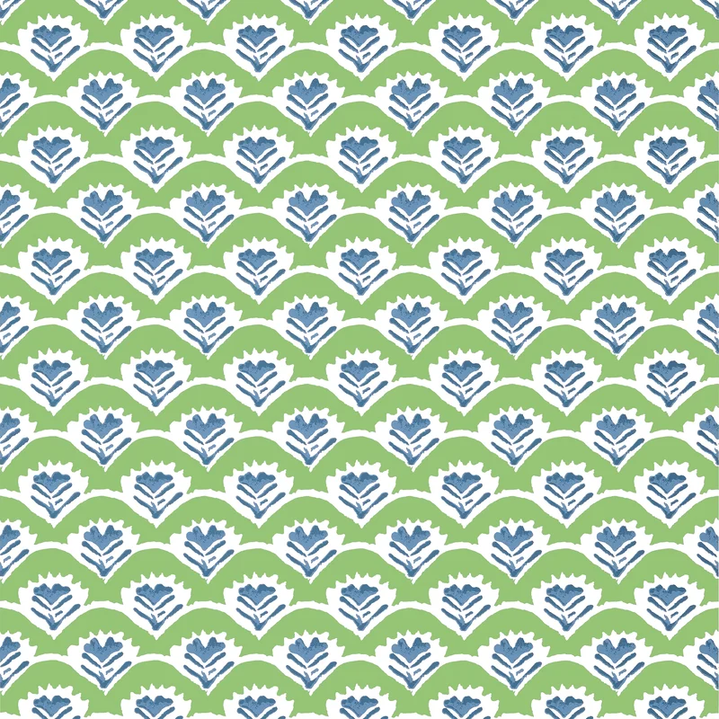 Thibaut Emily — Green and Blue Wallpaper wallpaper in Green and Blue
