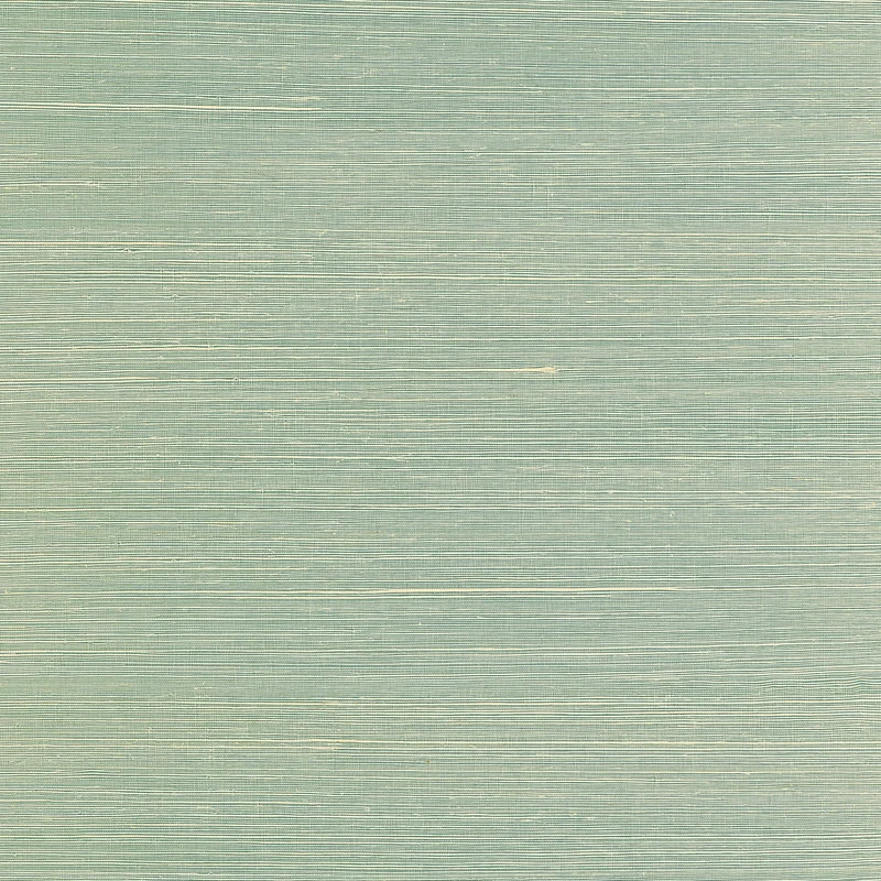 Thibaut Heather Sisal — Green Sisal on Non Woven wallpaper in Green