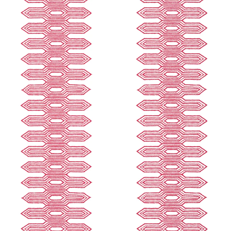 Thibaut Nola Stripe — Pink Wallpaper wallpaper in Pink