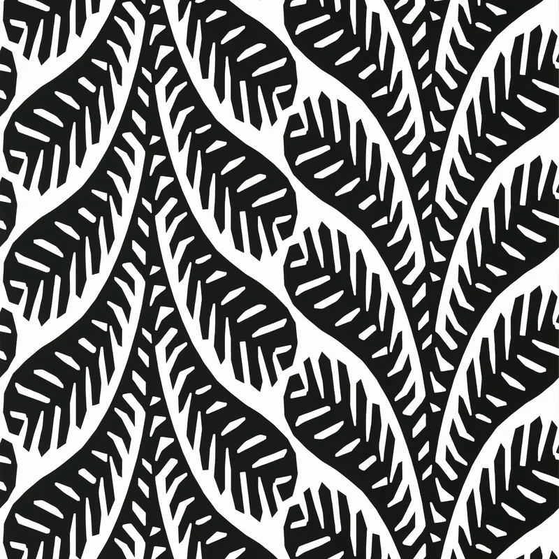 Thibaut Ginger — Black Wallpaper wallpaper in Black