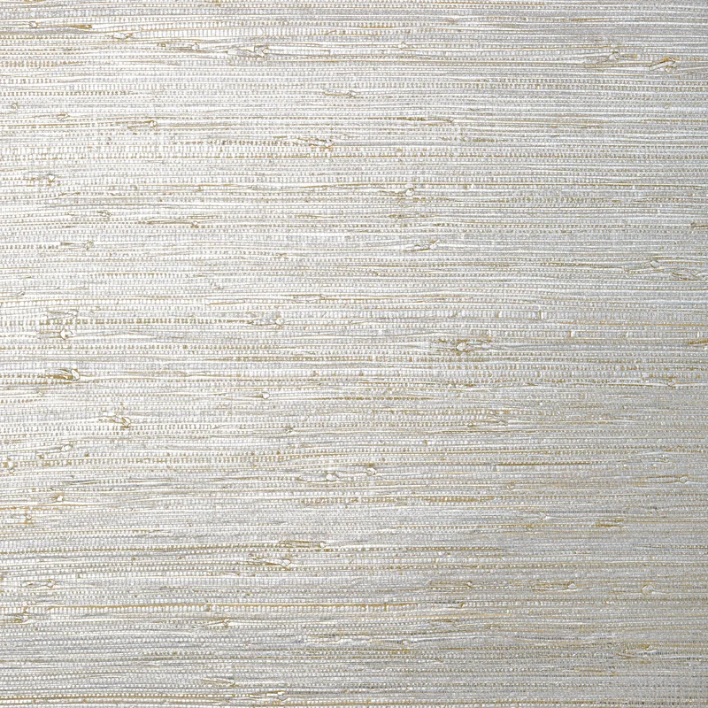 Thibaut Sutton — Metallic Silver Grass on Non Woven wallpaper in Metallic Silver