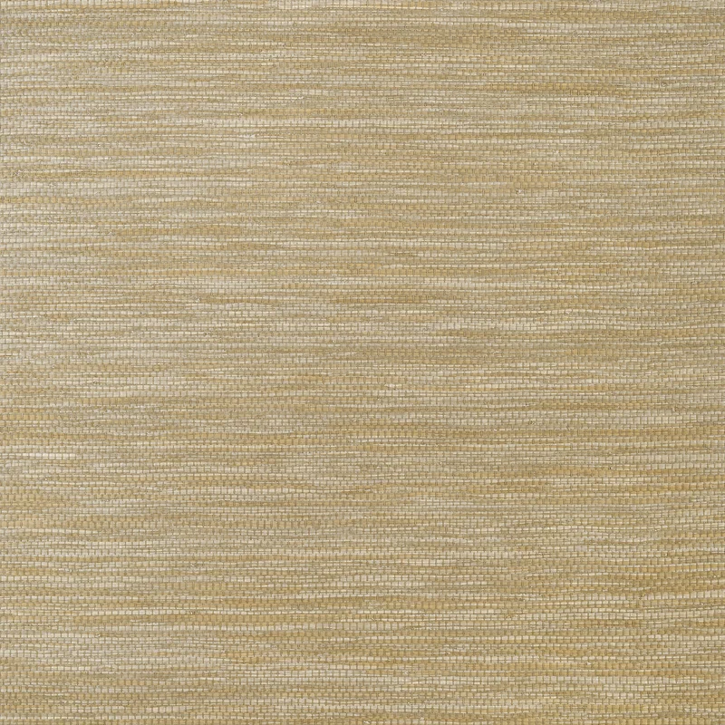 Thibaut Cape May Weave — Brown Raffia on Non Woven wallpaper in Brown